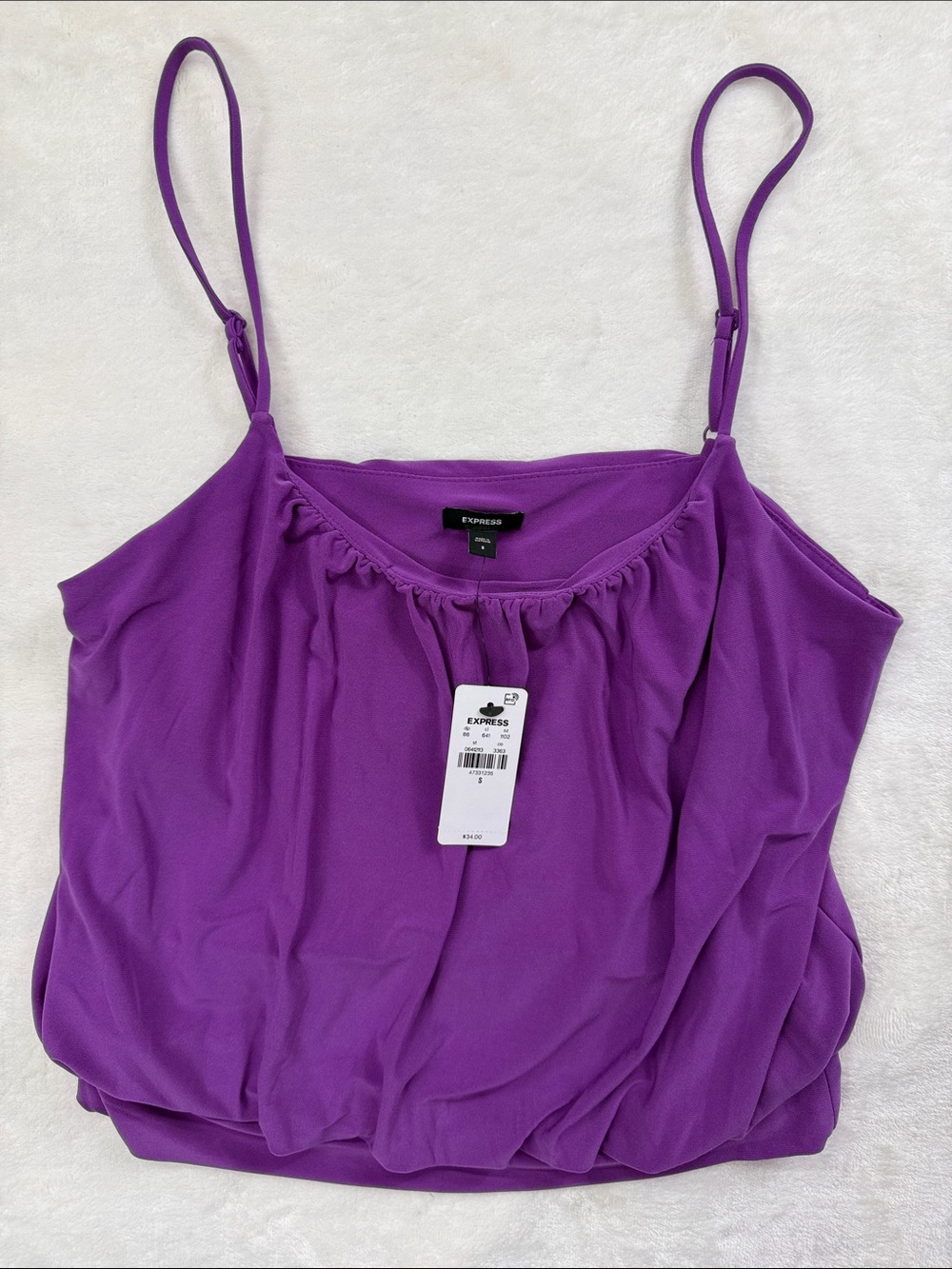 Express Spaghetti Strap Cropped Camisole